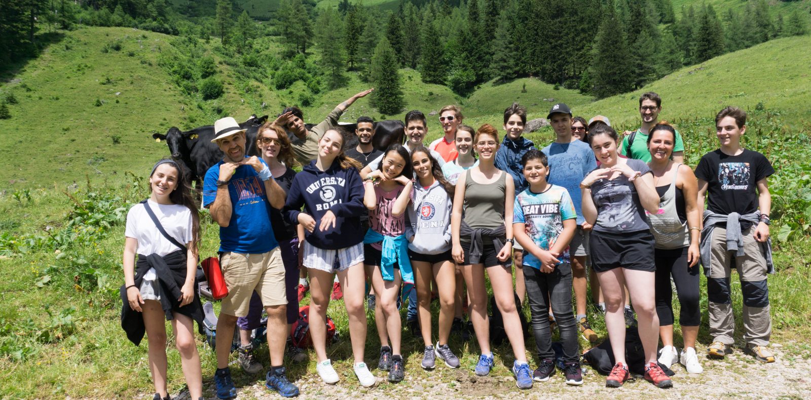 Grenzgang Wandertag ©Florian Tschebull Gruppenfoto