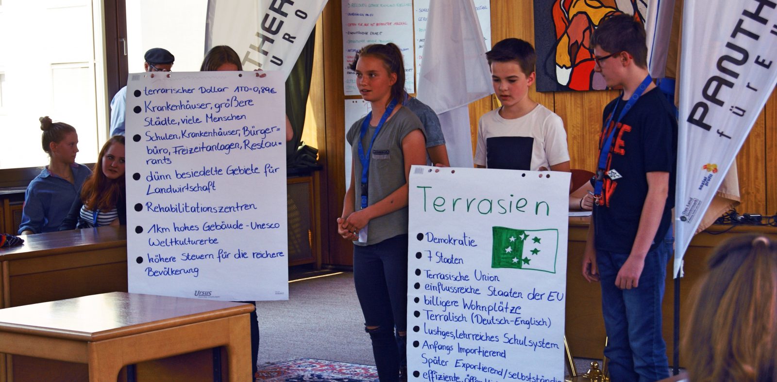 Eurotopia Knittelfeld ©Panthersie Präsentation der Ergebnisse